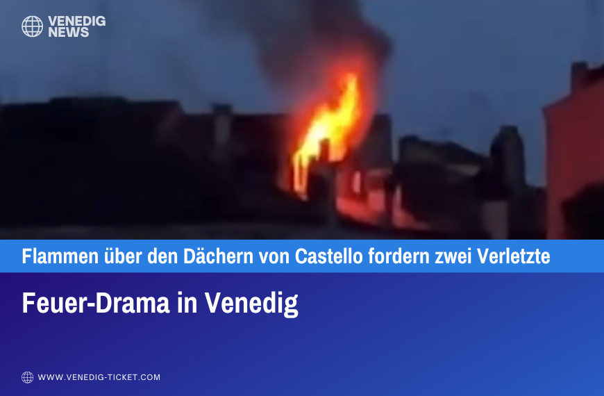 Feuer-Drama in Venedig